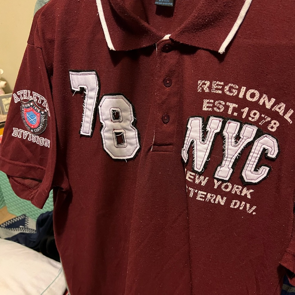 Maroon NYC Polo Shirt
